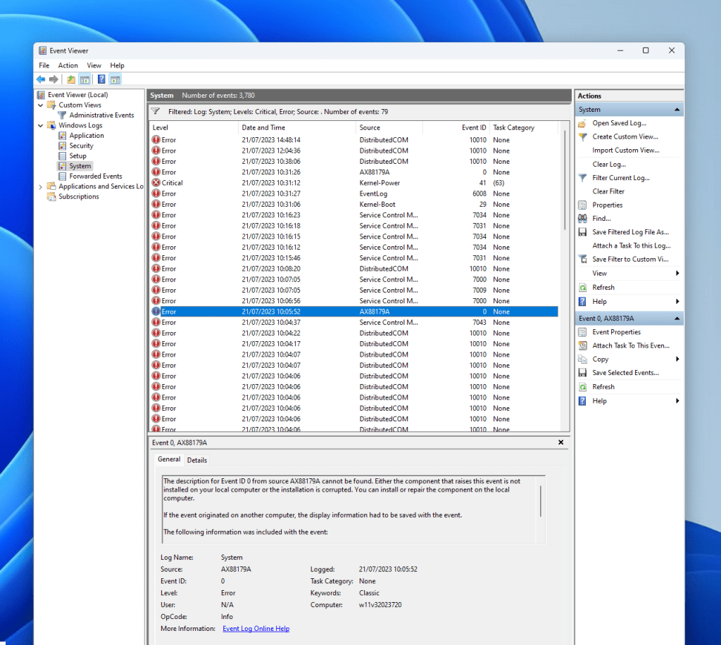 reinstalling the windows 156