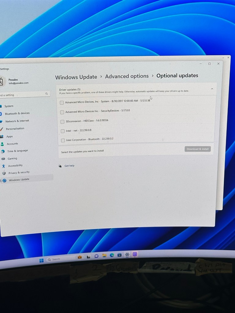 reinstalling the windows 55