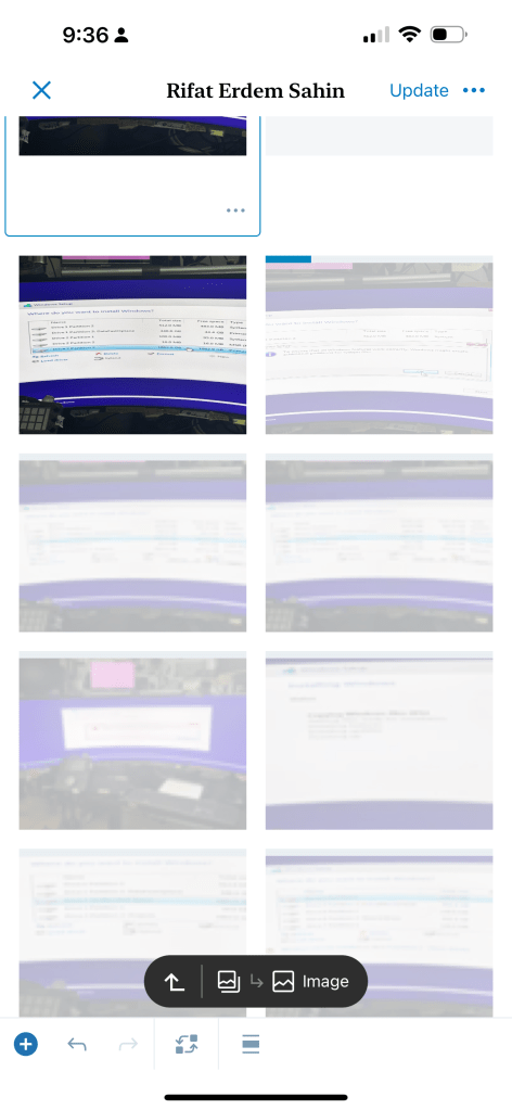 reinstalling the windows 59