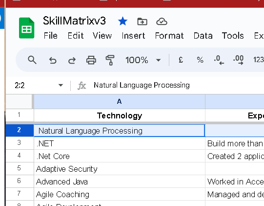 skills matching 13