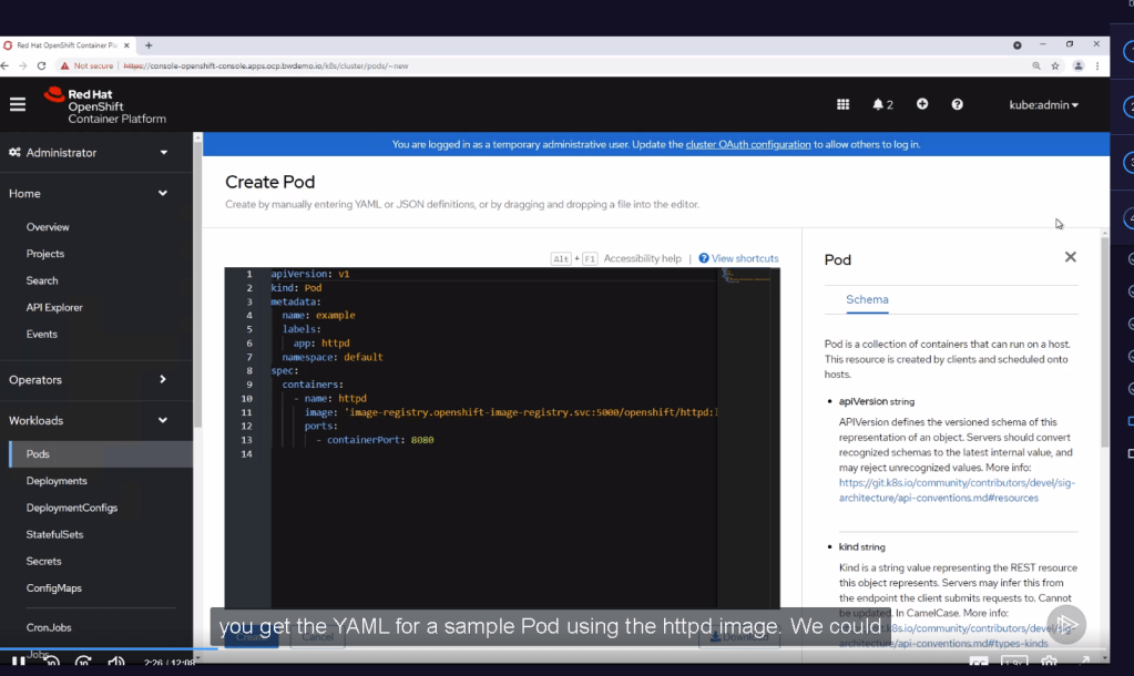 openshift course pluralsight 106