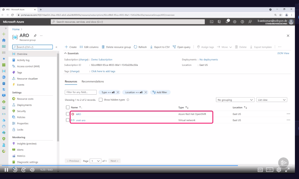 openshift course pluralsight 95