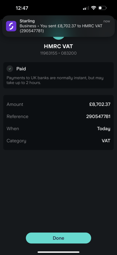 vat payment january 1