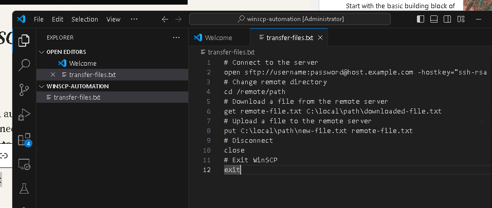 winscp development 2