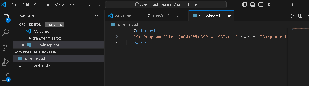 winscp development 4