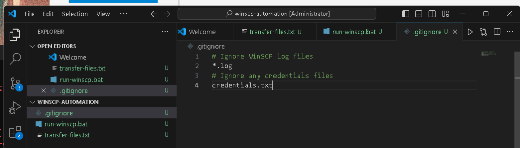 winscp development 7